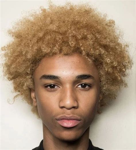 30 Black Men With Bleached Hair Fashion Style