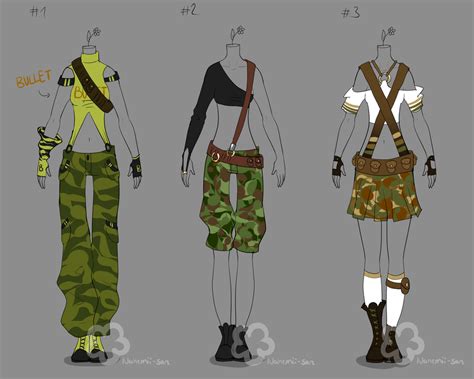 Camouflage Outfit Adopts Sold By Nahemii On