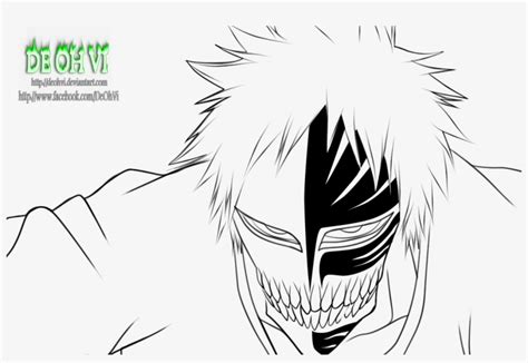 Ichigo Draw Bleach Ichigo Hollow Mask Png Image Transparent Png