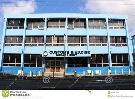 Customs And Excise Department Saint Lucia Editorial Stock Photo