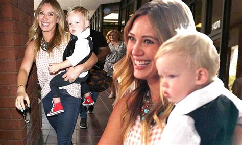 Hilary Duff Gets Little Luca Spruced Up For Ceremony To Celebrate The
