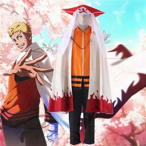 Free Shipping Naruto The Last Seventh Hokage Uzumaki Naruto Cosplay Costume