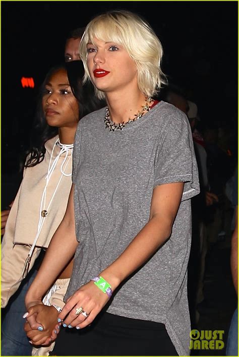 Taylor Swift Is Platinum Blonde At Neon Carnival With Karlie Kloss