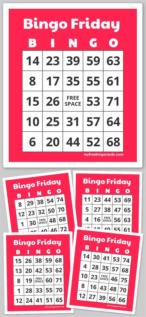 Play Virtual Bingo Friday With Your Friends For Free On Any Device