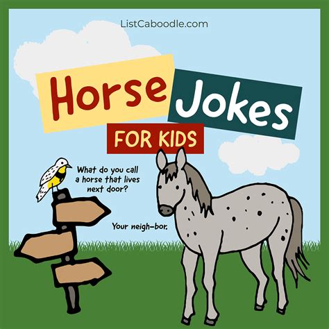 99 Horse Jokes For Kids And Horse Lovers Listcaboodle