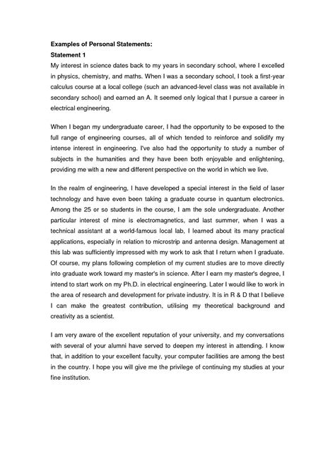 28 Personal Statement Template For College In 2020 With Images