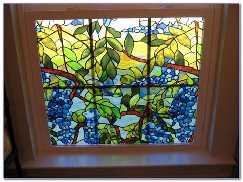 √√ Diy Faux Stained Glass Window Home Car Window Glass