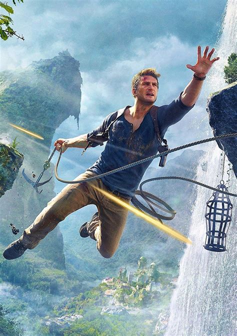 Uncharted 4 A Thiefs End Poster Uncharted Uncharted Game