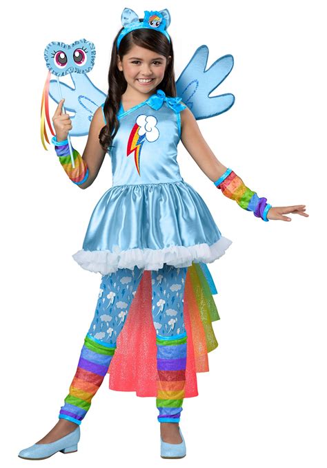 Girls Premium My Little Pony Rainbow Dash Costume
