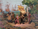 File:Columbus Taking Possession.jpg - Wikimedia Commons