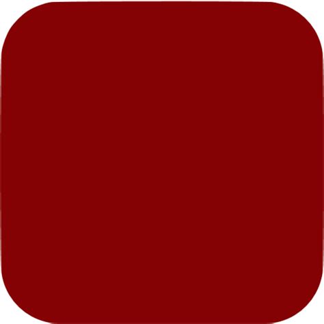 Maroon Square Ios App Icon Free Maroon Shape Icons