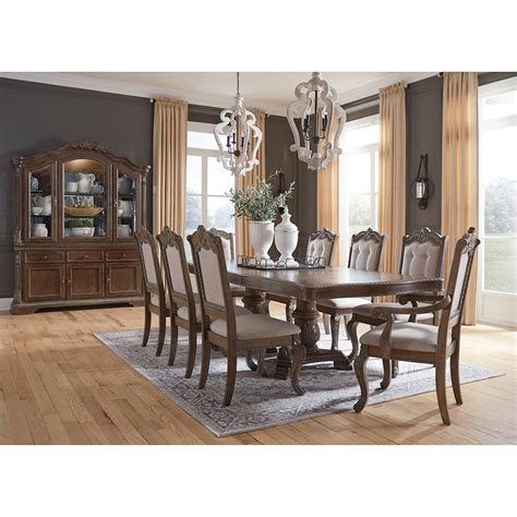 Signature Design By Ashley Charmond D803 55b55t2x01a6x01 9pc Dining