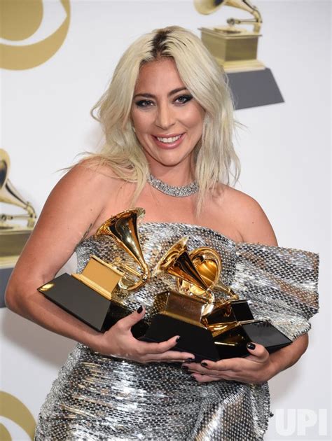 Photo Lady Gaga Wins Awards At The 61st Grammy Awards In Los Angeles