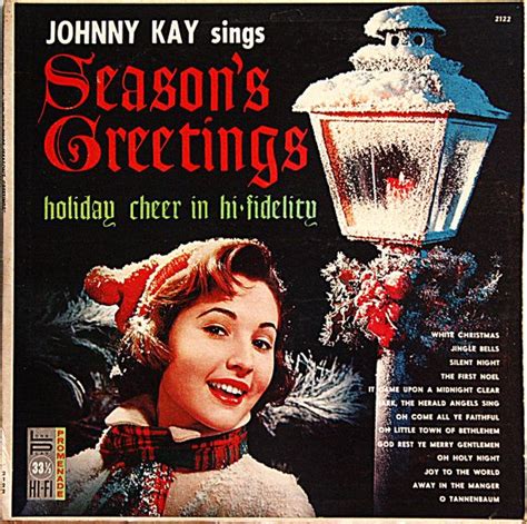 Vintage Christmas Lp Johnny Kay Sings Seasons Greetings Etsy