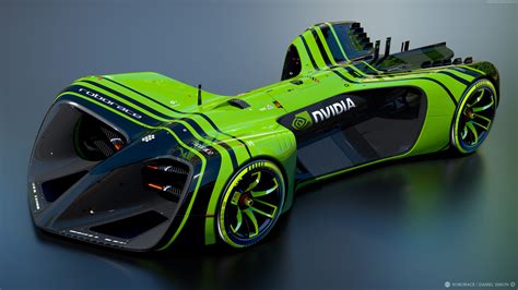 1080x1920 Resolution Green And Black Nvidia Concept Car Hd Wallpaper