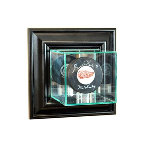 Wall Mounted Single Puck Display Case Perfect Cases Inc