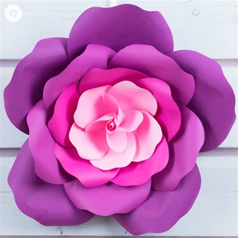 Flower templates are copyrighted & for personal & non profit event use only. Learn to make Giant Paper Roses in 5 Easy Steps and get a ...
