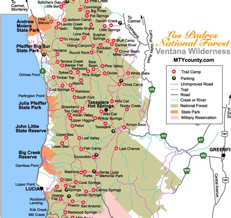 Big Sur State Park Map