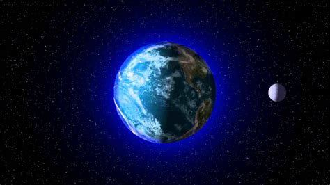 Moon Orbiting Earth Youtube