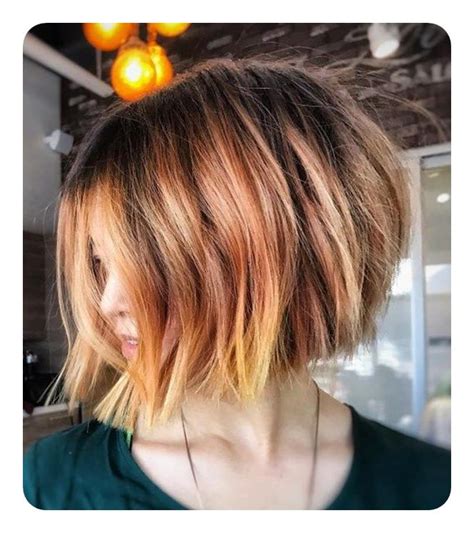 Achieve the ultimate in cool chic by gently teasing the hair at the roots for a 'bed hair, don't care' finish. 112 Best Blunt Bob Hairstyles For The Year 2021 - Style Easily