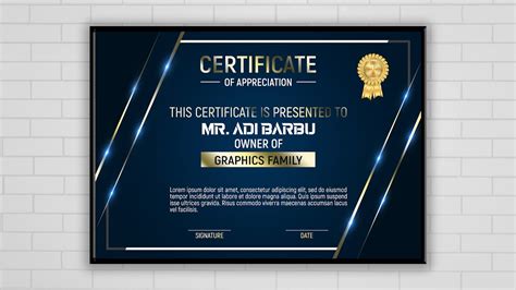 How To Make Certificate In Photoshop Professional Certificate Design