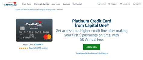 Credit Cards How To Pay Capital One Platinum Card