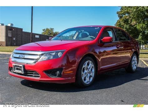 2010 Ford Fusion Se In Red Candy Metallic 142284