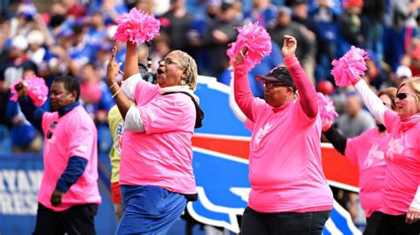 Bills Bring Breast Cancer Survivors On Field Before Game