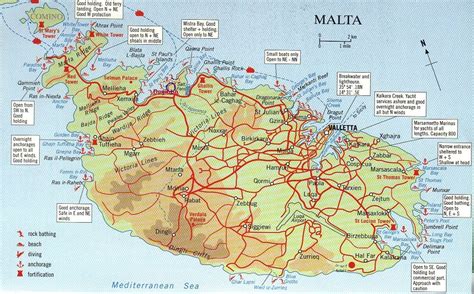 10 Mapas De Malta Com Localização E Tudo Que Você Quer Saber