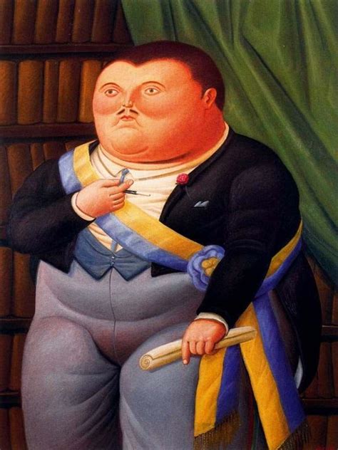 Fernando Botero El Presidente 02 Painting Framed Paintings For Sale