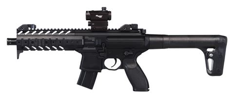 Sig Sauer Mpx Black With Red Dot Semi Auto Lead Pellet Air Rifle