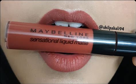 Maybelline Sensational Liquid Matte Lipstick Lipstick Swatches