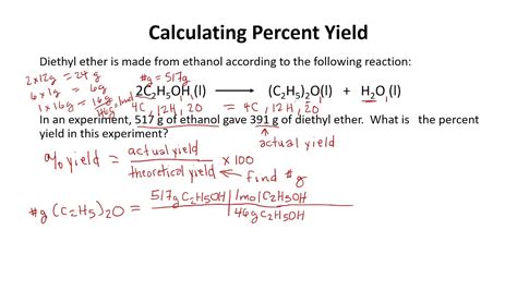 11 How To Do Percent Yield Today Hutomo