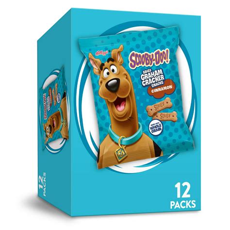 Kelloggs Scooby Doo Graham Cracker Sticks Cinnamon Lunch Box Snacks