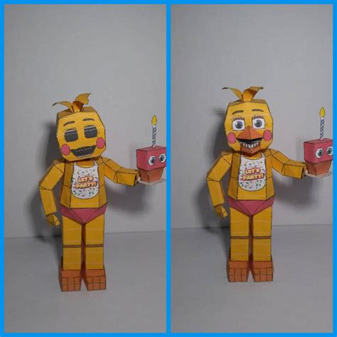 Toy Chica Papercraft Fnaf 2 By Underbonnie On Deviantart