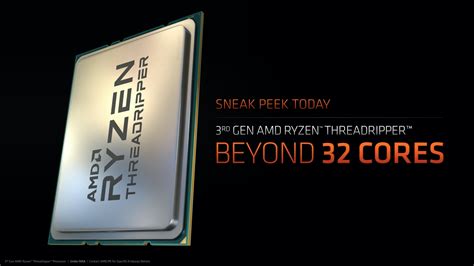 Amd Ryzen Threadripper 3990x 64 Core Cpu Confirmed For 2020