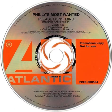 Philly S Most Wanted Please Don T Mind Promo Cds Flac