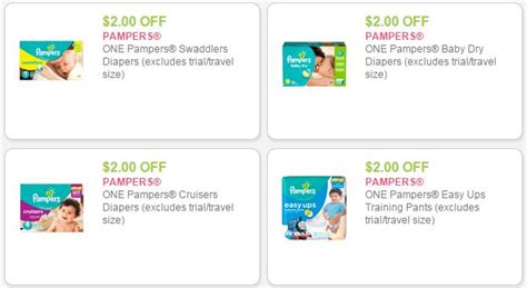 2 Pampers Diapers Coupon For Kroger Deal Kroger Krazy