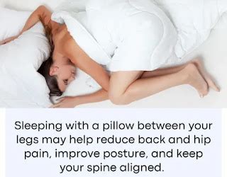 Benefits Of Sleeping With A Pillow Between Your Knees