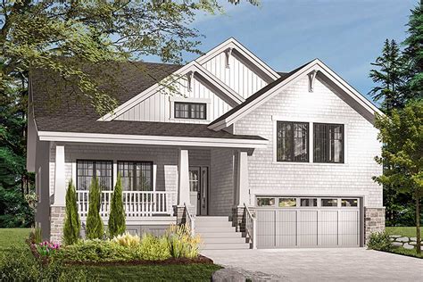 This selection of unique craftsman houses showcases rich character. Craftsman Style Bungalow House Plans - 21617DR ...