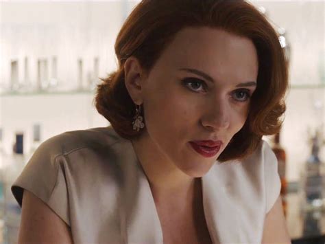 Scarlett Johansson As Black Widow In The Avengers Age Of Ultron Think