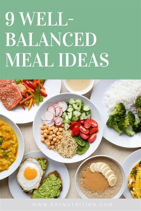 Well Balanced Meal Ideas Stephanie Kay Nutrition