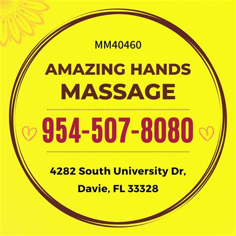 amazing hands massage davie fl