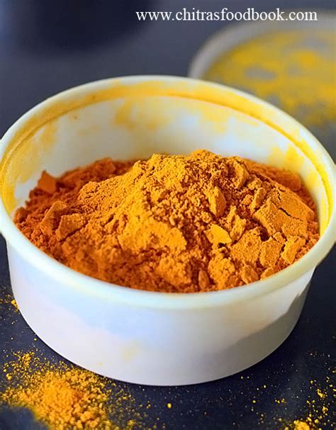How To Make Turmeric Powder At Home From Raw Fresh Turmeric Roots