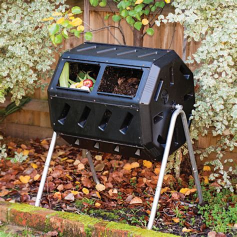 Rotating Composter Compost Barrel For The Home Home Decorator Shop