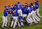 File:The Cubs celebrate after winning the 2016 World Series ...