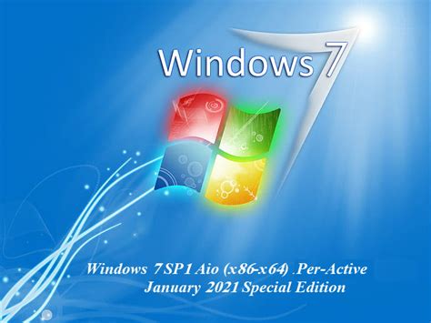 Windows 7 Sp1 Aio X86 X64 Fr Per Active Janvier 2021 Special Edition