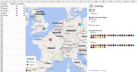 How To Embed Bing Maps In Excel