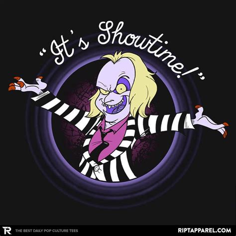 Its Show Time T Shirt Beetlejuice T Shirt Is 11 Today At Ript