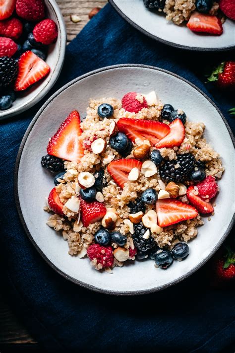 Breakfast Quinoa With Berries Vegan Crowded Kitchen